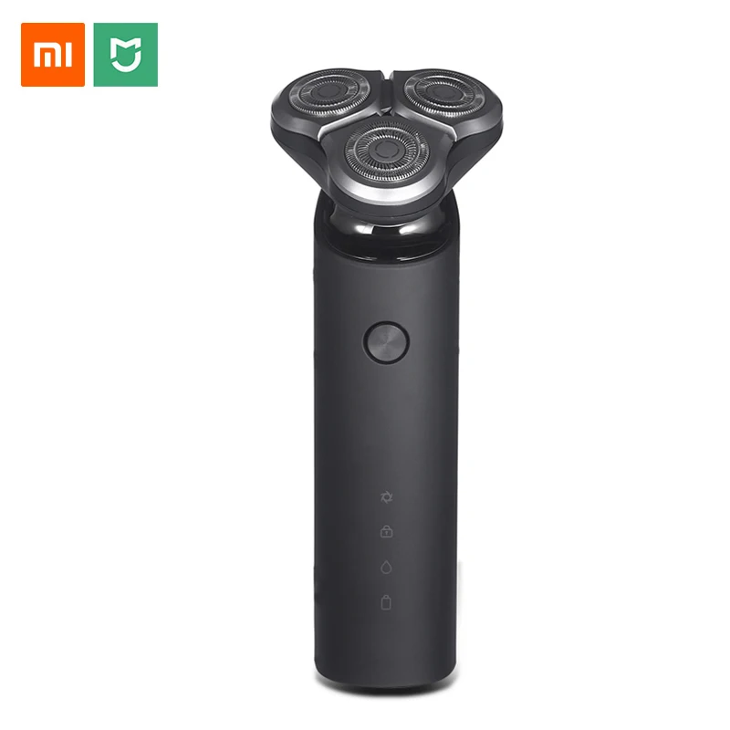 Дешево Бритва для электробритва Xiaomi Mijia для мужчин, 3 головки, сухой влажный бритвенный станок, USB перезаряжаемый, водонепроницаемый, основной Sub, дв...