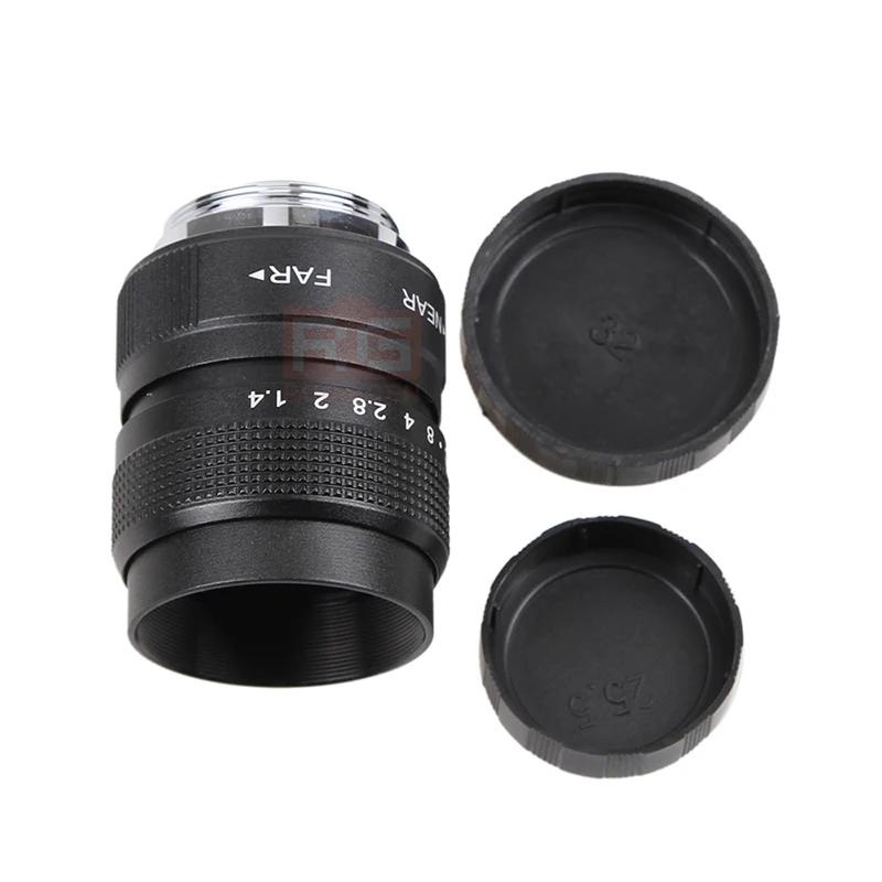 Объектив Fujian 25 мм F1.4 CC TV Movie + C Mount Для беззеркальных камер Canon EOS M M2 M3 M5 M6 M10|tv lens|fujian