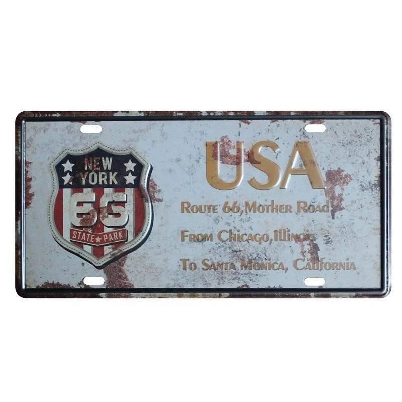 США, Калифорнийский автомобильный номерной знак автомобиля, винтажная жестяная вывеска для бара, паба, домашний Настенный декор, ретро металлический художественный плакат - Цвет: 9221