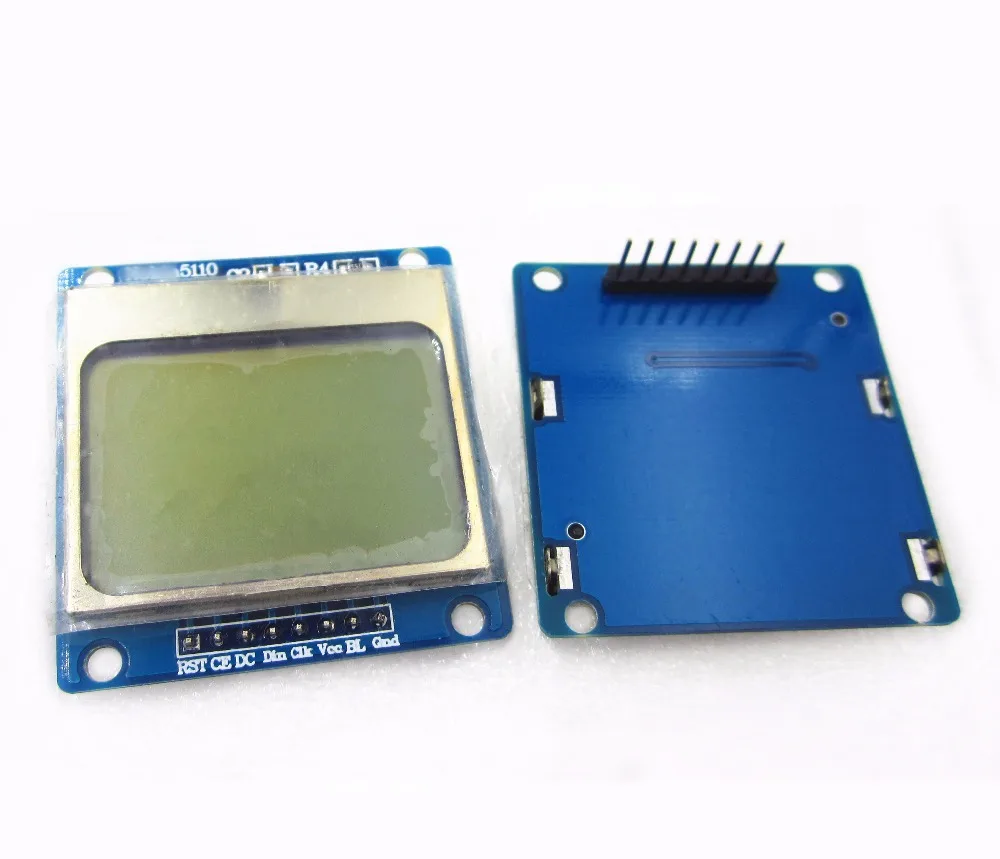 

HAILANGNIAO 1.6" Compatible 5110 LCD Module w/ Blue Backlit - Blue Compatible