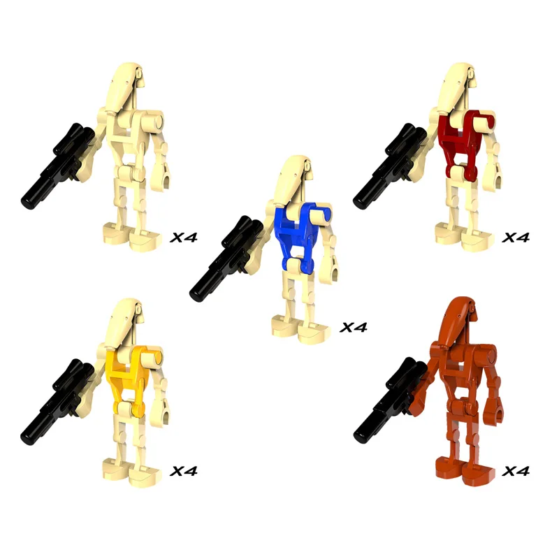 

Wholesale 100pcs/lot PG8099 Battle Droid Figure Model Set Building Blocks kits Brick Toys for Children C009-014