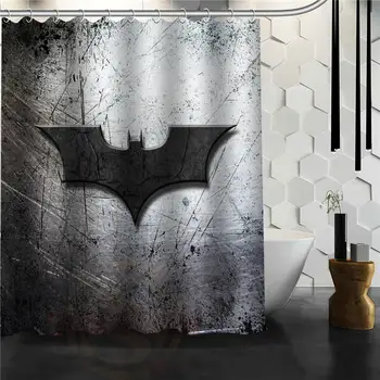 

Best Nice Custom Batman Logo Shower Curtain Bath Curtain Waterproof Fabric For Bathroom MORE SIZE 165X180cm,180X200cm