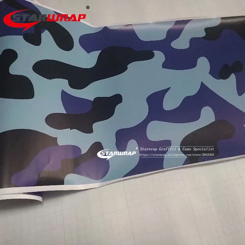 Звезда обертывание маленький дизайн черный синий серый камуфляж виниловая наклейка на машину Стайлинг камуфляжная обертка виниловая наклейка пузырьковая бесплатно