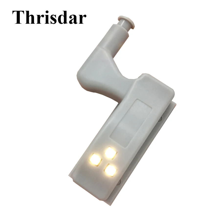 Thrisdar 0.25W Wardrobe Cabinet LED Inner Hinge Light Switch NO/OFF Universal Home Kitchen ...