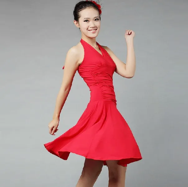 Red Halter Dance Dress