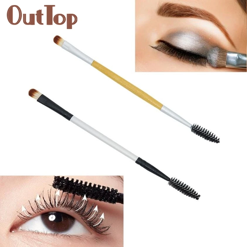 

Makeup Brush Double-end Eyeshadow Eyelash Brush Applicator Makeup Cosmetic Tool 0323A5Down