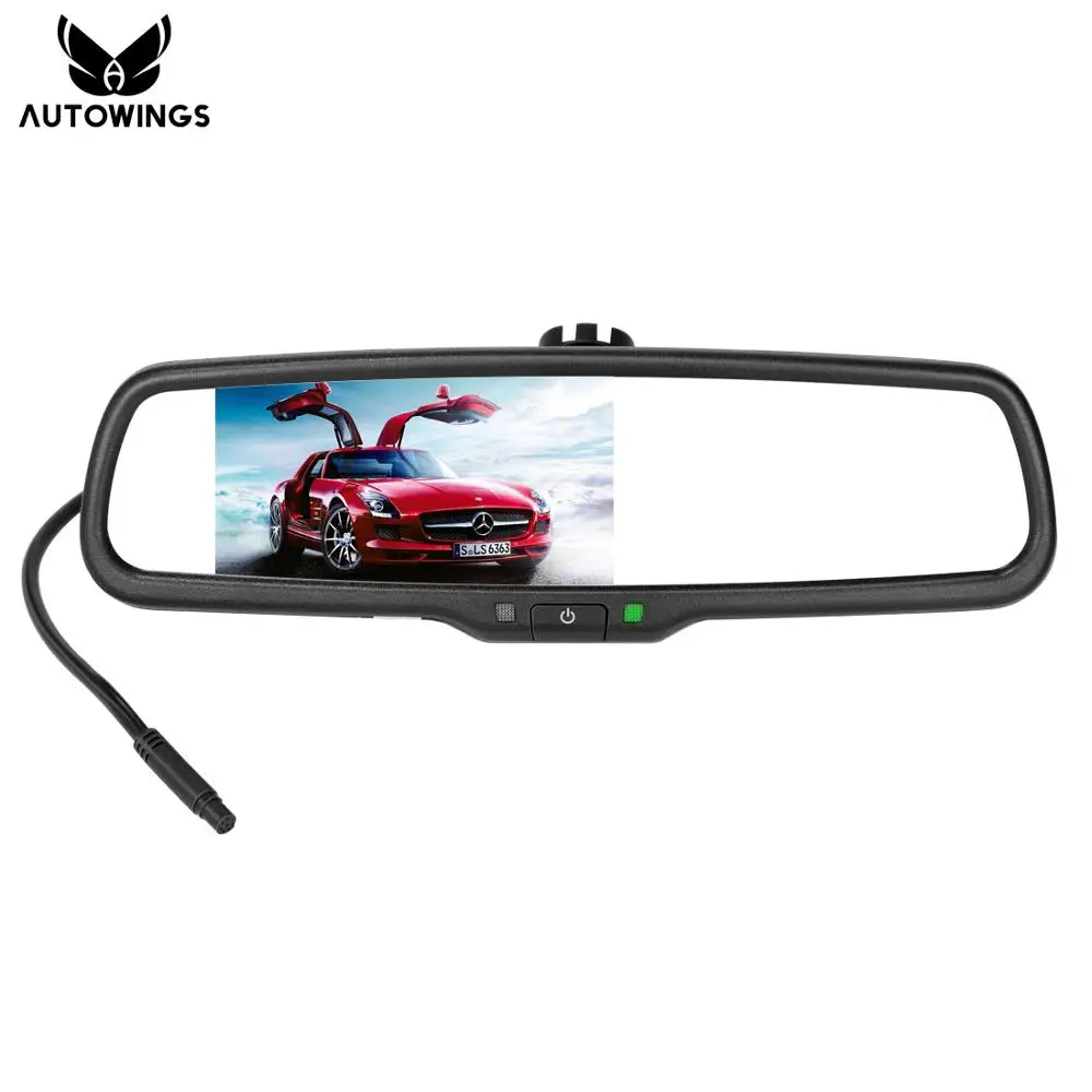 

5.0" HD 1080P Car Parking Monitoring Reverse Camera Monitor Auto Rear View Mirror Monitor Car DVR Video Loop Recorder G-sensor