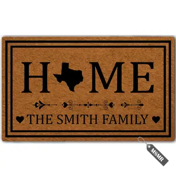 

Personalized [Your Name] Door Mat Indoor Outdoor Custom Doormat Decorative Home Office Welcome Mat Texas Door Mat 23.6" x 15.7"