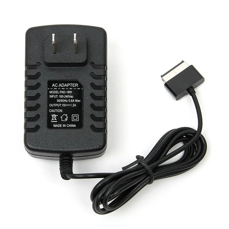 Вилка стандарта ЕС/США планшет Зарядное устройство 15В 1.2A настенное зарядное устройство адаптер для ноутбука Asus Eee Pad Планшета трансформатор TF101 TF201 зарядное устройство для планшетных ПК