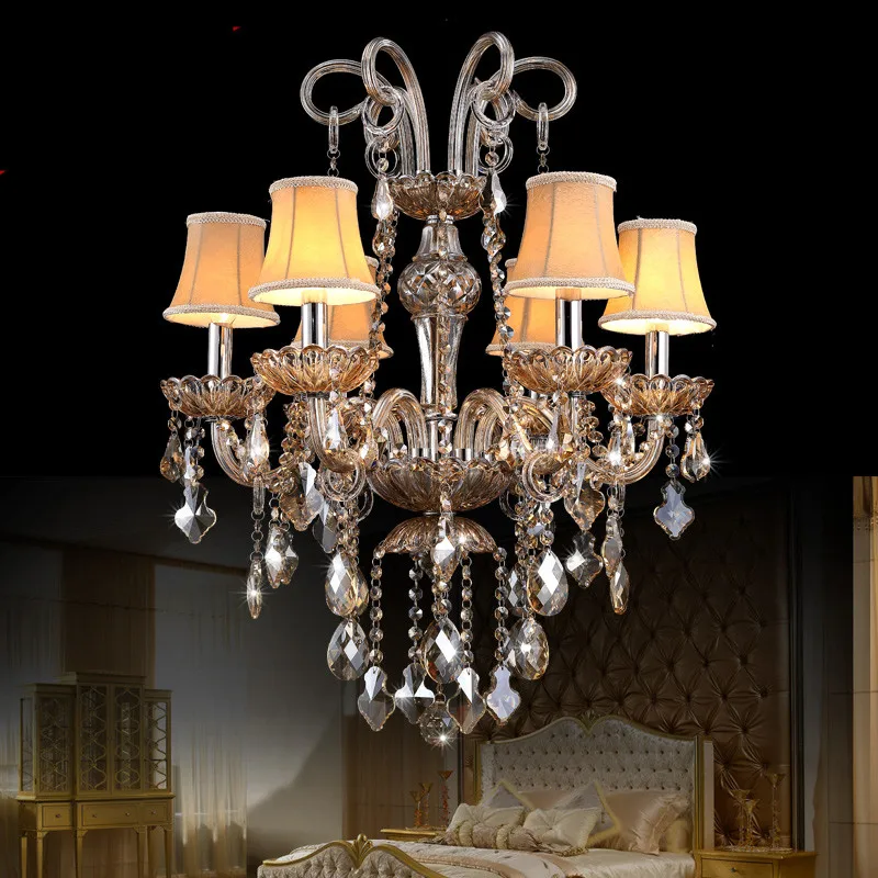 

Modern Crystal Chandelier for living room bedroom Kitchen Lights Lustre de cristal Luxury chandelier K9 crystal Lamp Fixtures