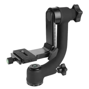 

ALLOYSEED 360 Degree Panoramic Gimbal Tripod Ball Head 1/4 Inch Screw w/Quick Release support 20KG for DSLR Camera