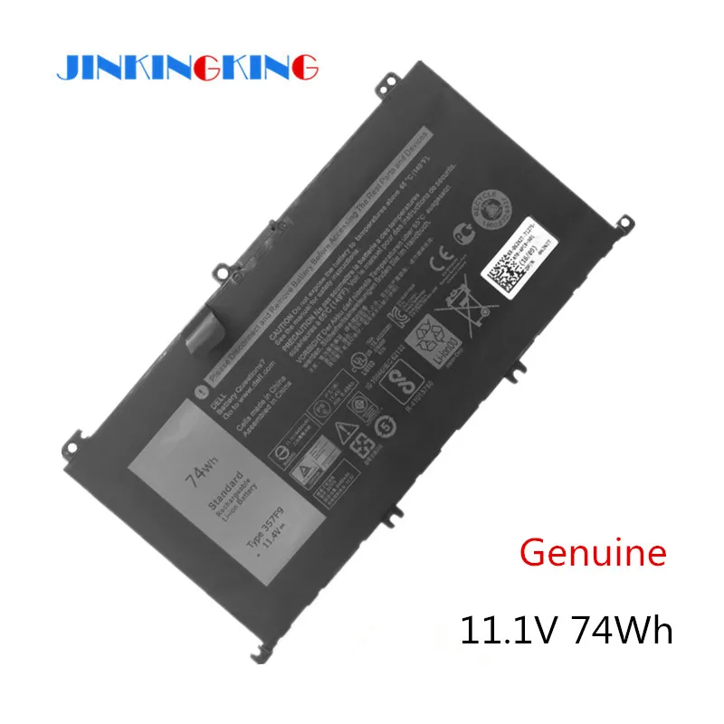 Аккумулятор для ноутбука Dell 357F9 Inspiron 15 7559 7000 11 1 в 74Wh новый оригинальный 7 10 |