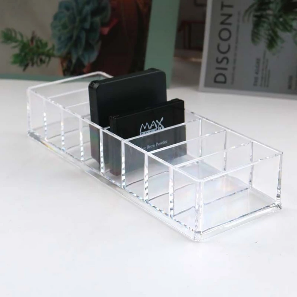 

Nail Storage Box Clear Acrylic Brush Makeup Long-term Use Nail Polish Rack Lipstick Makeup Organizer Tools Storage Box Case