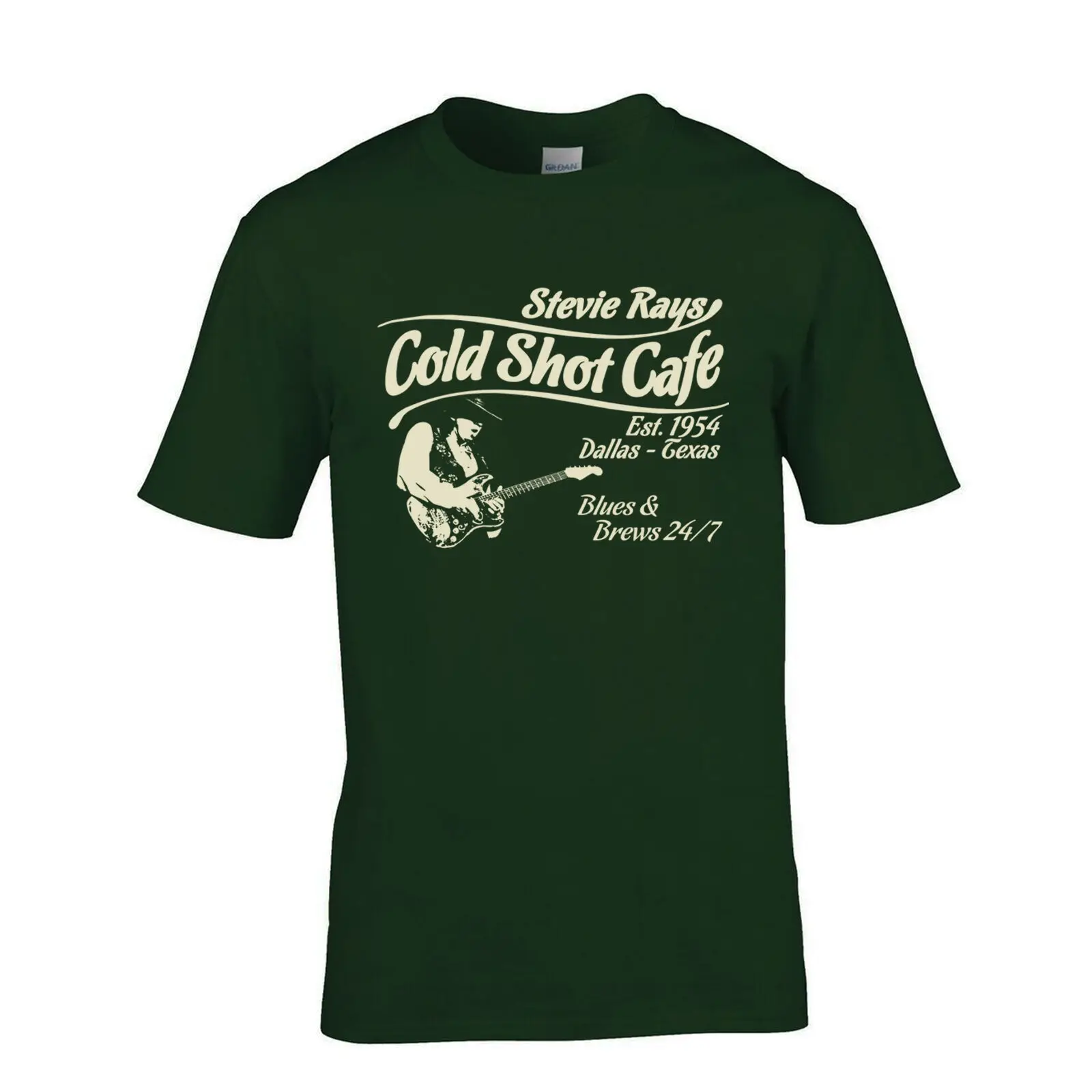 

Stevie Ray Vaughan Tribute T Shirt. Srv Cold Shot Design Chilliwacks Quality T-Shirt 2019 New Design Summer T Shirt