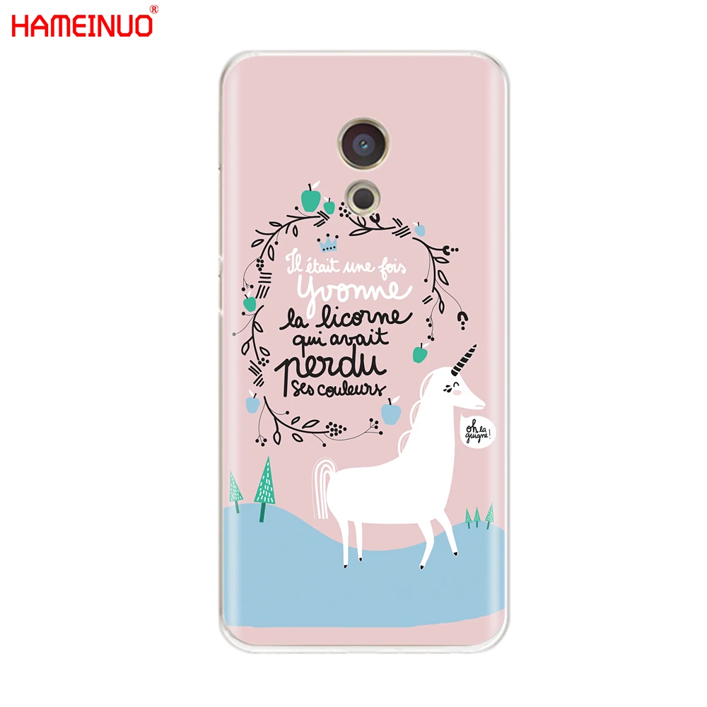 Чехол для телефона HAMEINUO Радужный с милым единорогом Meizu M6 M5 M5S M2 M3 M3S MX4 MX5 MX6 PRO 6 5 U10 U20