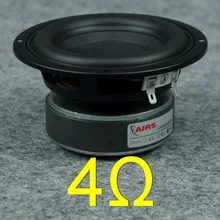 2PCS AIRS New 4inch Bass/Woofer Speaker Driver Unit Large Magnet Deep Suspension Long Stroke 4ohm/8ohm 50W Round/Square Basket