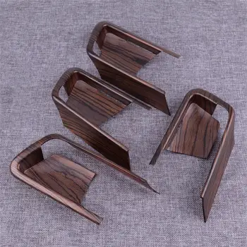 

DWCX 4pcs Interior Car Door Bowl Cover Trim Frame Fit For Toyota Land Cruiser Prado FJ150 2014 2015 2016 2017 2018