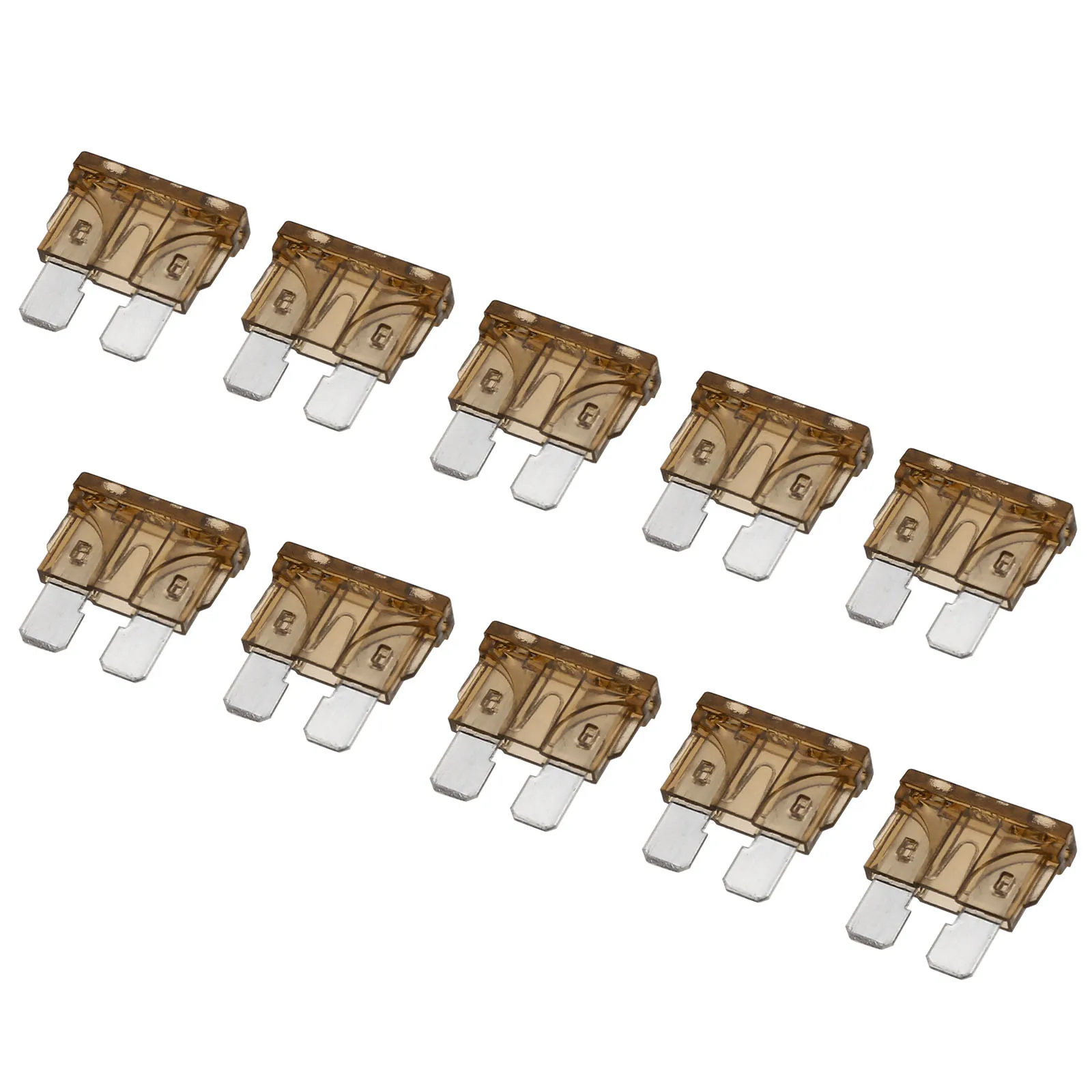 Auto Fuse 10pcs 7.5A Color Coded Standard 8V/32V Alloy Blade Fuse Assorted For Auto Car Truck Boat Mayitr