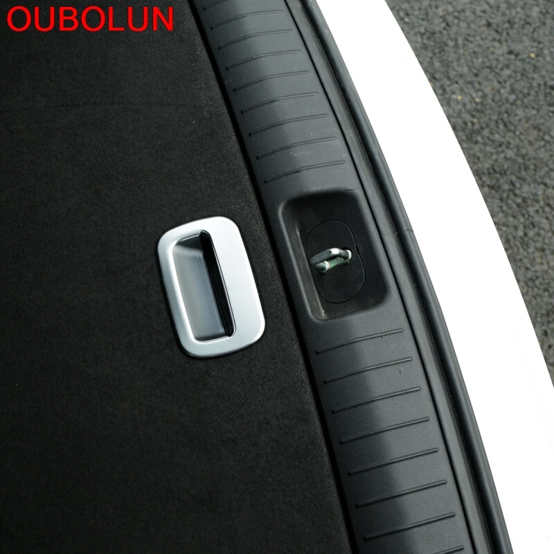 OUBOLUN For KIA Sportage 2016 2017 ABS Matte Rear Door Handle Cup Bowl