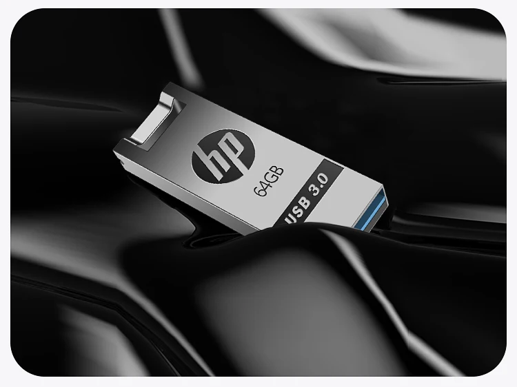 Металлический флэш-диск hp 64GB USB3.0 16GB 32GB 64GB 128 GB, флеш-накопитель на кнопке, флеш-накопитель, милый мини USB карта памяти, Прямая поставка