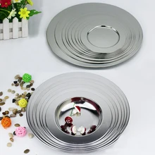 Универсальная Суповая тарелка из нержавеющей стали, столовая тарелка, плоская тарелка, посуда для овощей, фруктовое блюдо, Суповая тарелка