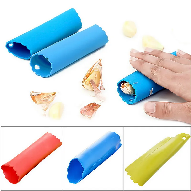 

SUEF 1PCS Useful Silicone Garlic Peeler Vegetable Peeler Practical Kitchen Gadget Garlic Stripper Tube Peeling Garlic Peeling@1