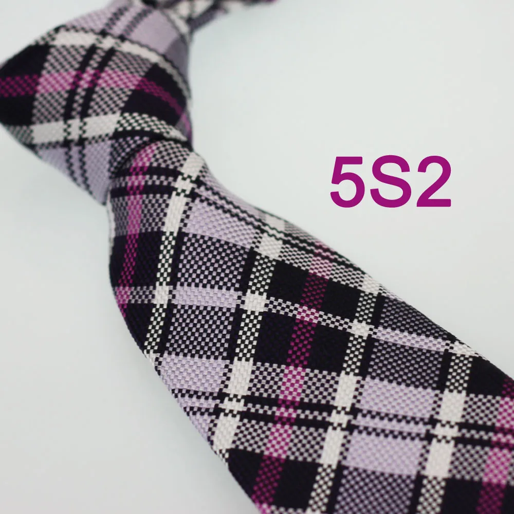 Coachella Мужские галстуки чистый Шелковый галстук черный с белыми розовыми сетками тканый галстук в деловом стиле для свадебных рубашек