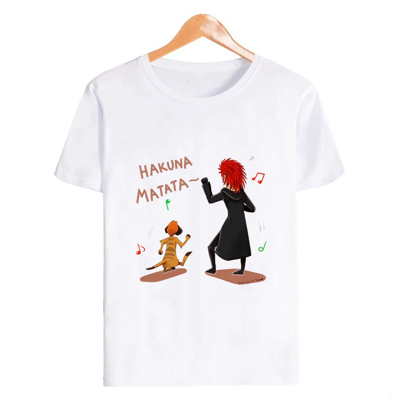 HAKUNA MATATA женская одежда Король Лев лучшие друзья Харадзюку kawaii Графические футболки женские эстетические футболки топы