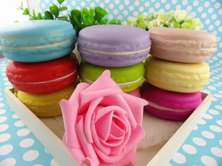 20pcs-SALE jumbo Macaroon 8 см кавайный мягкий конфетный цвет Редкие Большие Булочки смешанные цвета сжимаемые игрушки orderv