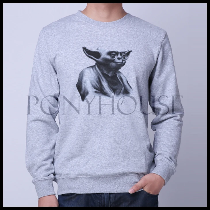 2015E - IOP PORTRAIT YODA dress coat sweater male Sweatshirt |