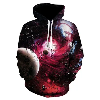 

Stylish men's/women's 3D sweatshirt print hoodie, galaxy space pullover thin hoodie extra size free shipping