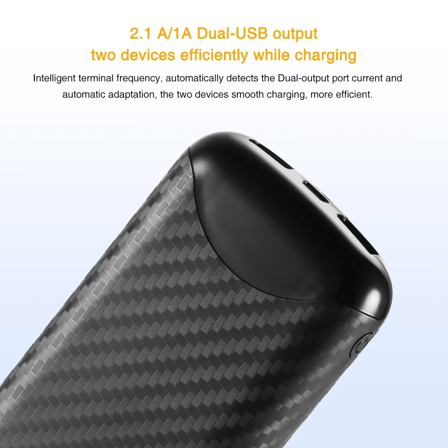 Easyacc 20000 mAh Мощность банк ЖК дисплей Bank 5 V/2.1A V/1A Dual USB 20650 внешний Батарея Зарядное