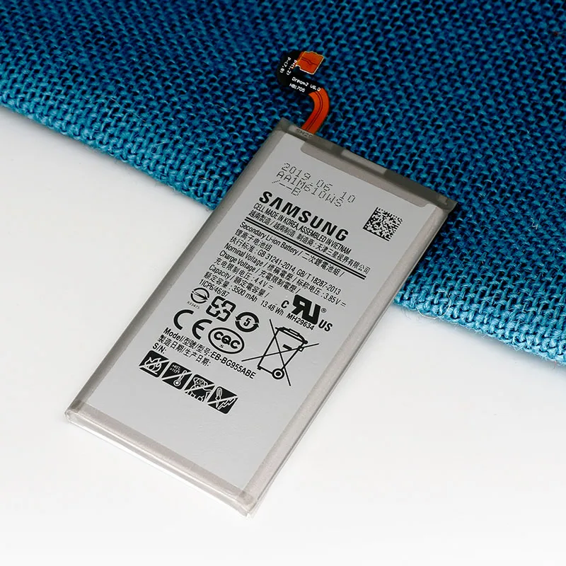 Оригинальный samsung Galaxy S8 плюс Батарея для G955 G955F G955A G955T G955S G955P 3500 мА/ч EB BG955ABE s8