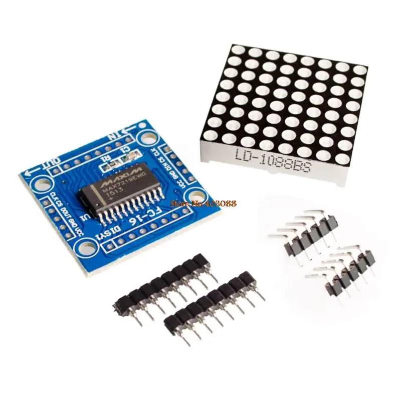 

MAX7219 dot matrix module microcontroller module DIY KIT