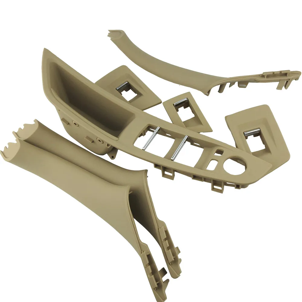 

4/7 pcs For BMW 5 series F10 F11 F18 LHD Door Inner Handle Left Front Door Interior Door Panel Driver's Seat Button Switch Frame