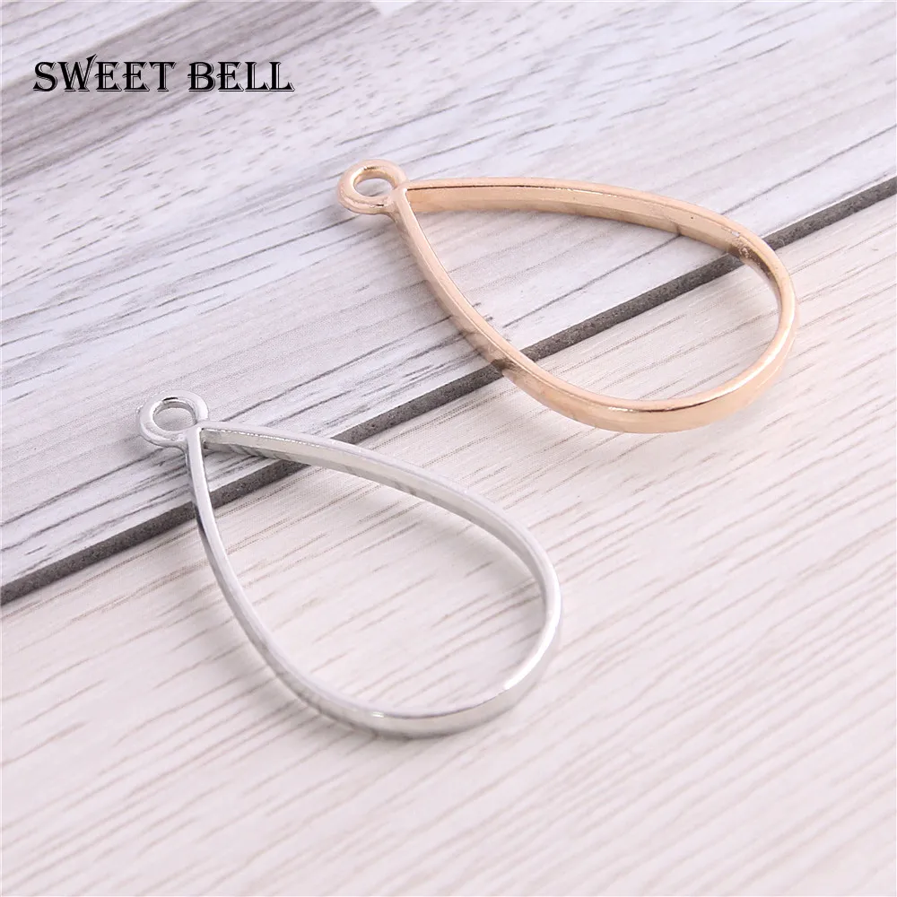 SWEET BELL 30 шт. 20*37 мм аксессуары для ювелирных изделий из сплава очаровательные