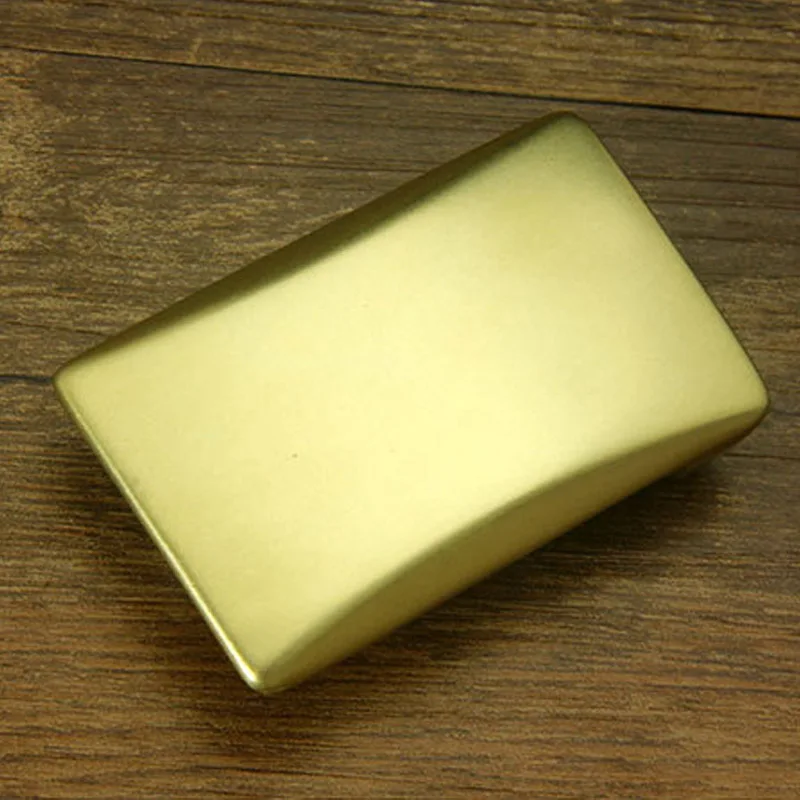 40mm Solid brass flat belt buckle DIY Leathercraft Metal Accessories 02
