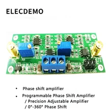 MCP41010 Precision Programmable Phase Shift Amplifier 0-360 Degree Adjustable Adjustable Phase Shifter Circuit Module Board MCP41010 Precision Programmable Phase Shift Amplifier 0-360 Degree Adjustable Adjustable Phase Shifter Circuit Module Board