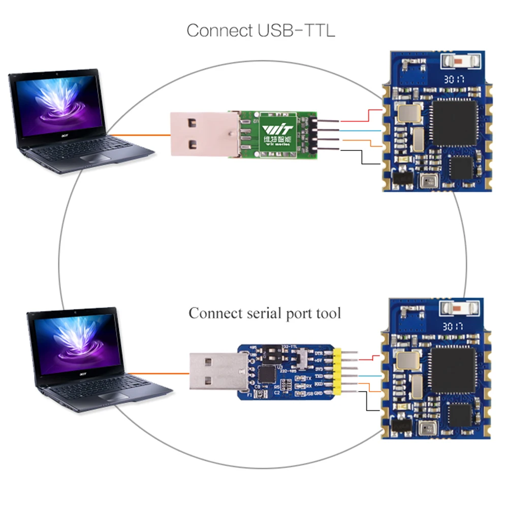 Bluetooth Инклинометр WT901BLE MPU9250 акселерометр + гироскоп магнитометр с низким