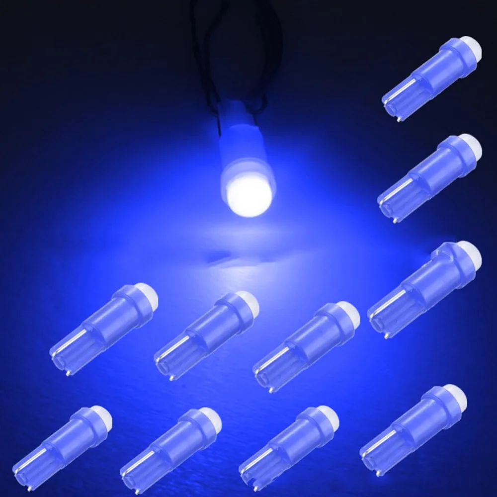 pink cciyu T5 70 74 73 1-5050SMD Instrument Gauge Dash Indicator LED Light Bulbs,100Pack