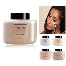 4 цвета макияж Рассыпчатая Пудра финишная пудра контроль масла для ухода за лицом