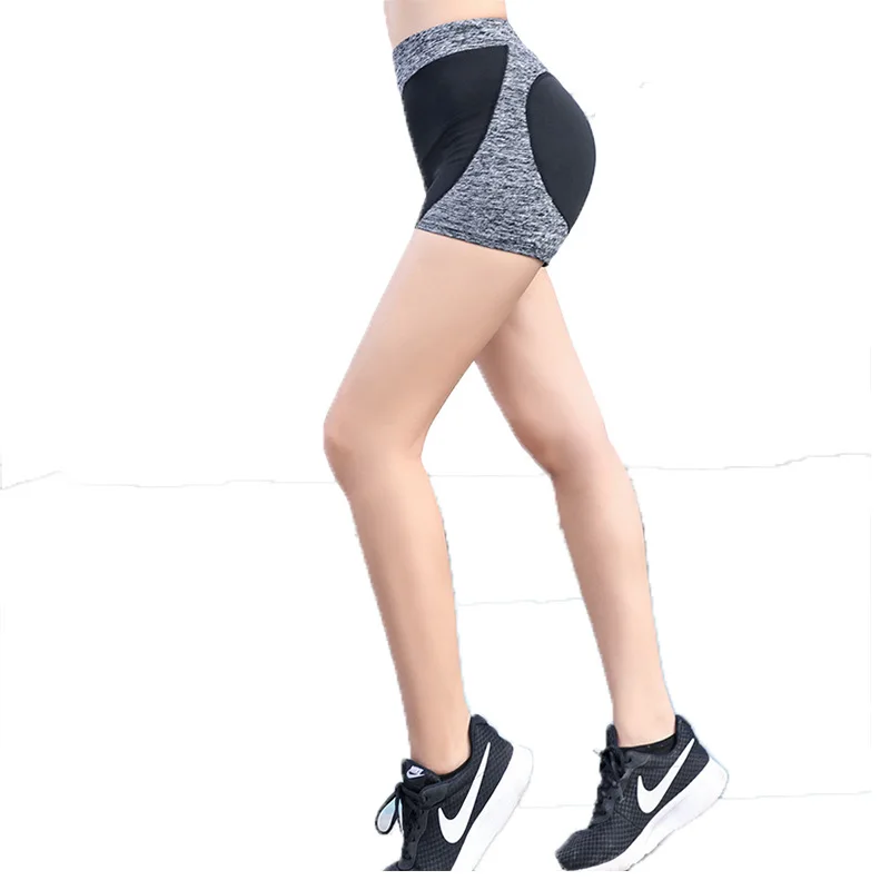 SALSPOR пикантные спортивные женские шорты для йоги эластичные лоскутные с эффектом