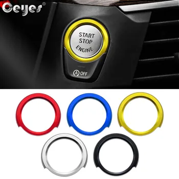 

Ceyes Car Styling Auto Engine Start Stop Ignition Key Ring Case For Bmw X1 1 2 3 4 Series Decoration Stickers Covers Accessories