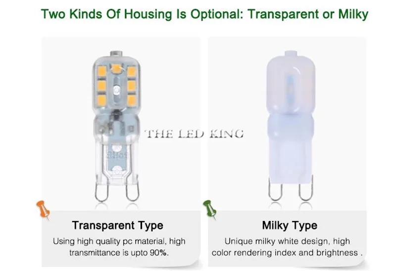 10 шт./лот Новинка G9 AC 220 В Светодиодная лампа с регулируемой яркостью 2835 SMD 6 Вт 9 Вт замена галогенной лампы свет 360 Угол луча luz лампада Led