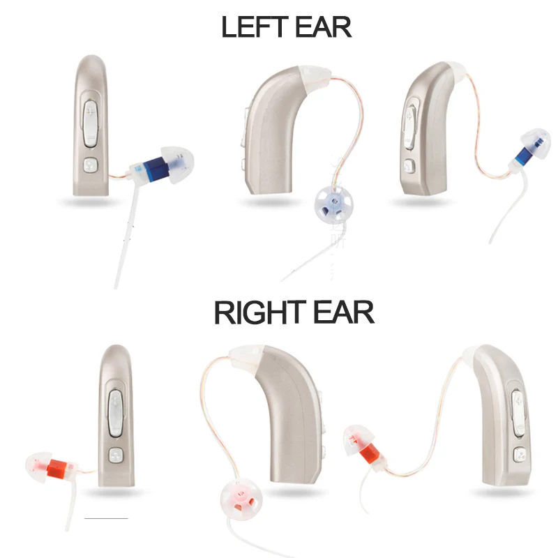 JE33 Newest Rechargeable Hearing Aid Auidphones Microphone Amplifier To Profound Deaf Hearing Aids Left /Right ear Dropshippin