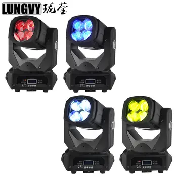 

Free Shipping 4pcs/Lot 4X25W Led Super Beam Mini Led Moving Head Light Dj Stage Effect Led Bar Lights