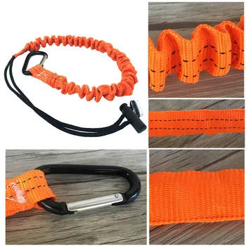 

Carabiner Lanyard Retractable Safety Rope Telescopic Elastic Climbing Tool