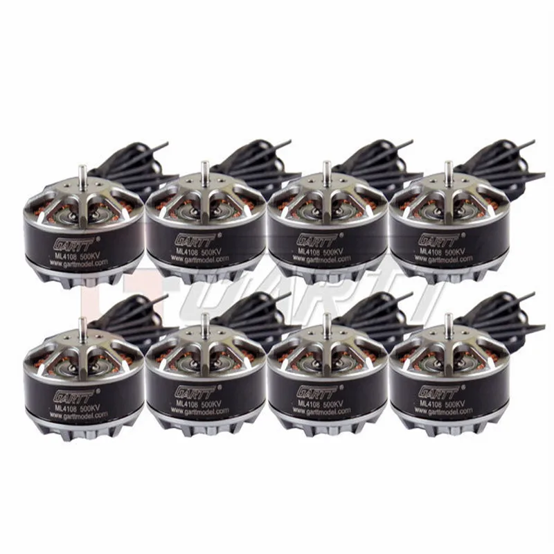 8 шт. GARTT бесщеточный ML4108 500KV двигатель для мультироторного квадрокоптера