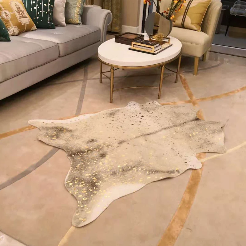  Animal Cow Print Rug big size Faux Cowhide Rug Non-slip Animal Printed Rug Cow Skin Area Rug Carpet - 32995166812
