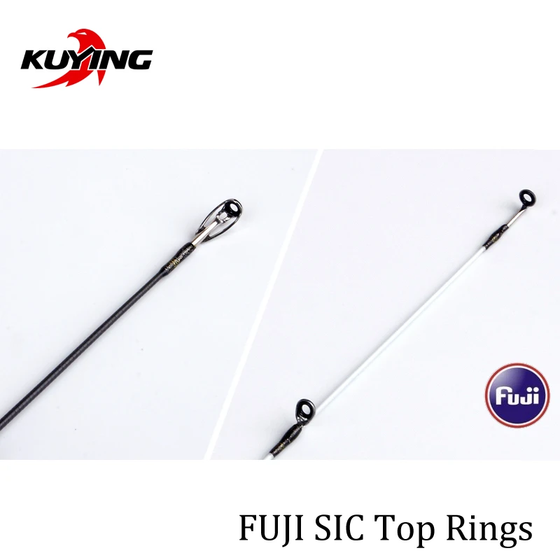Kuying SuperLite 2 1 м 28 58 заманить углерода Литье спиннинг удочка Stick полюс FUJI Запчасти